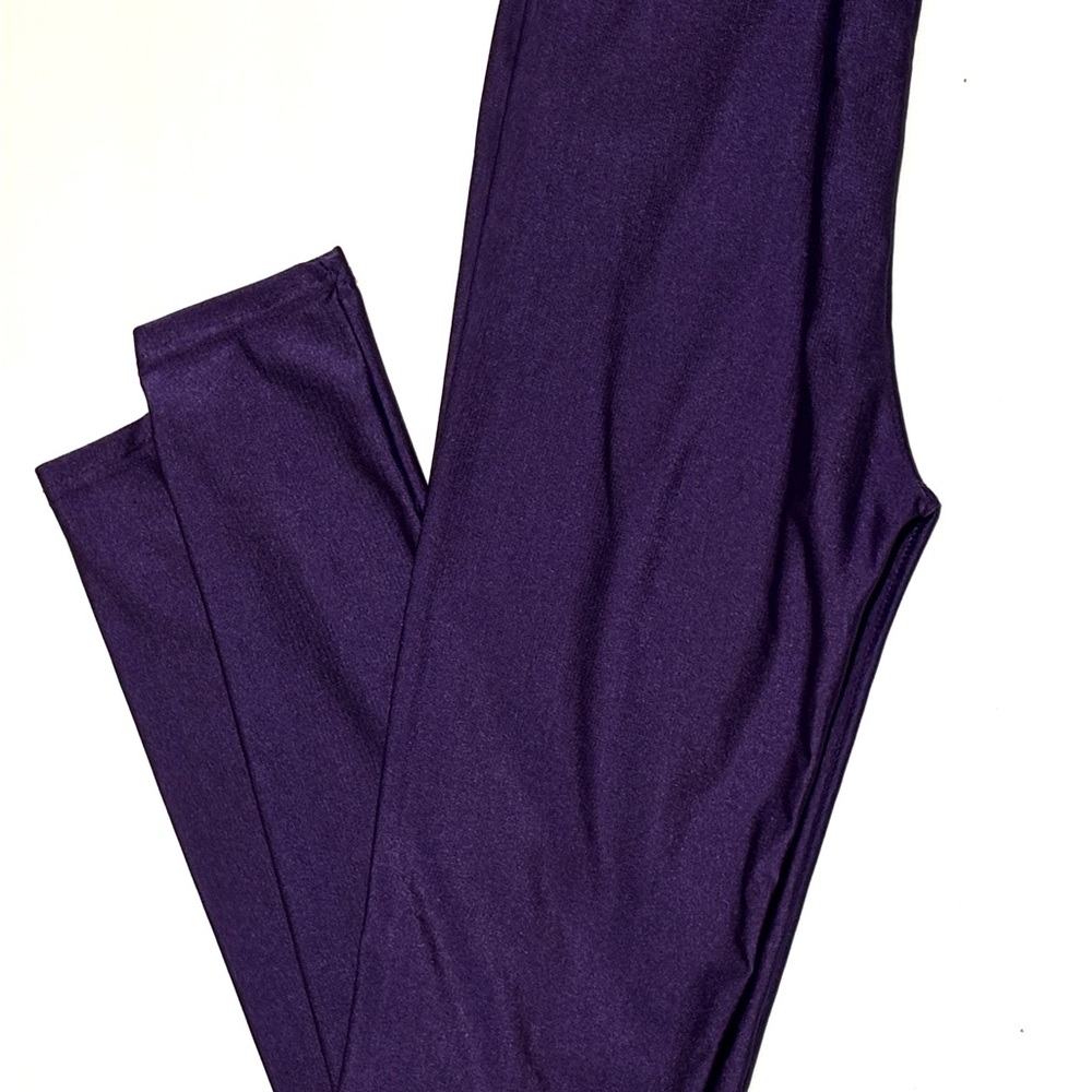 Silky Purple Leggings m/l
